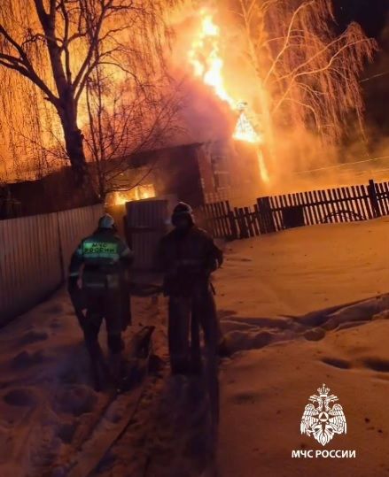 В Верхнеуслонском районе пожилая женщина погибла на пожаре