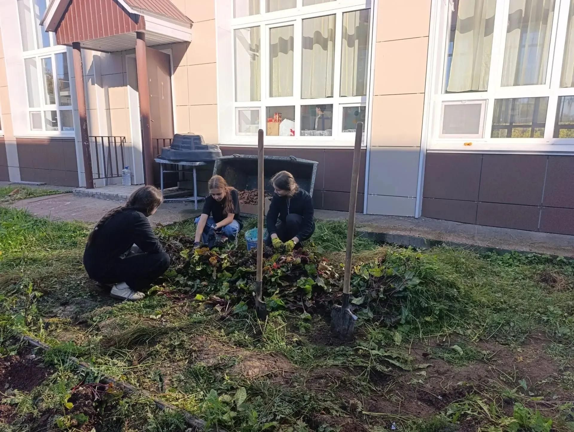 Югары Ослан мәктәбендә экологик тәрбия айлыгы уза