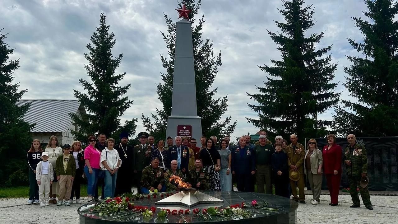 В Введенской Слободе прошёл митинг в честь Дня ветеранов боевых действий