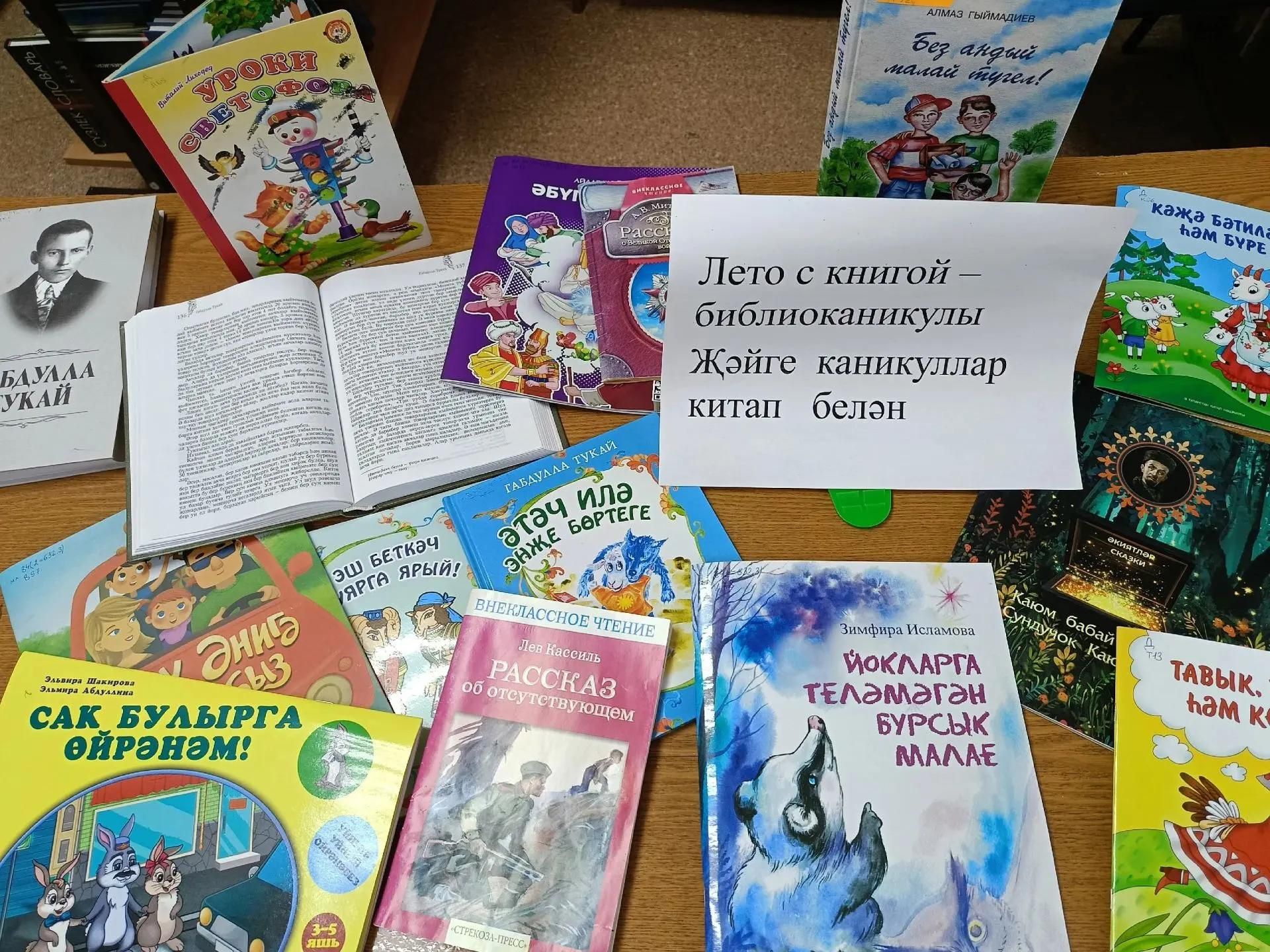 Вахитта җәйге каникуллар китаплар уку белән файдалы уза