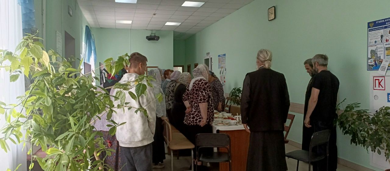 В Троицком храме Кильдеева прошла литургия после долгого перерыва