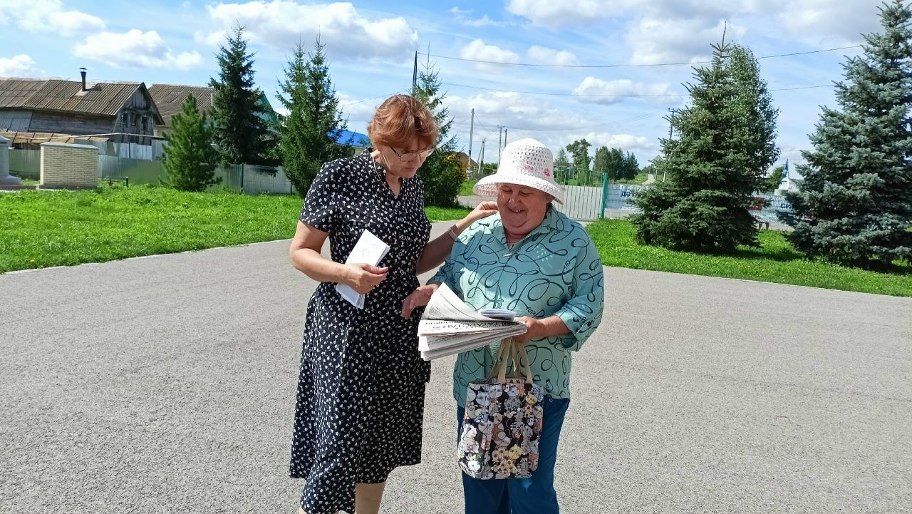 В Кильдееве провели акцию для пожилых под девизом «Алтын еллар»