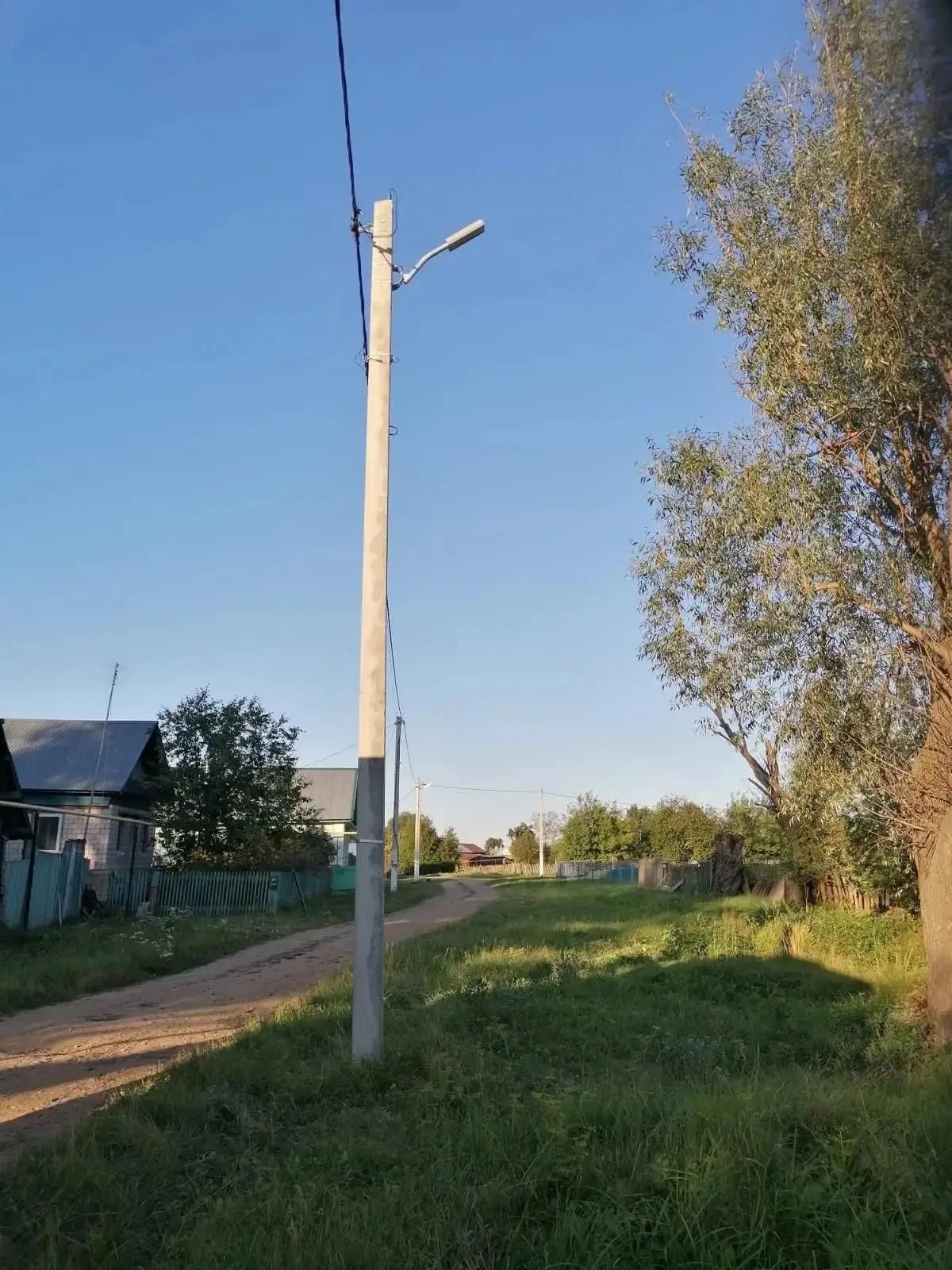 86 светильников заменили в восьми населённых пунктах Верхнеуслонского района