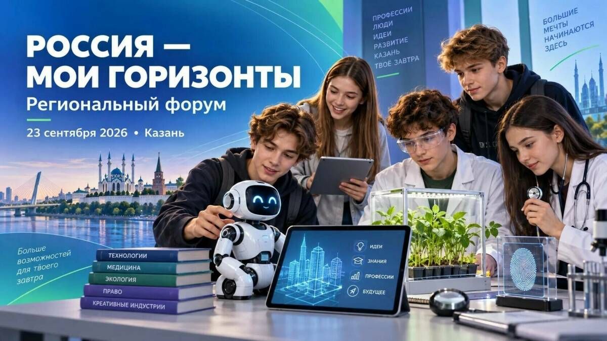 Форум «Россия – мои горизонты» соберёт школьников и педагогов в Казани