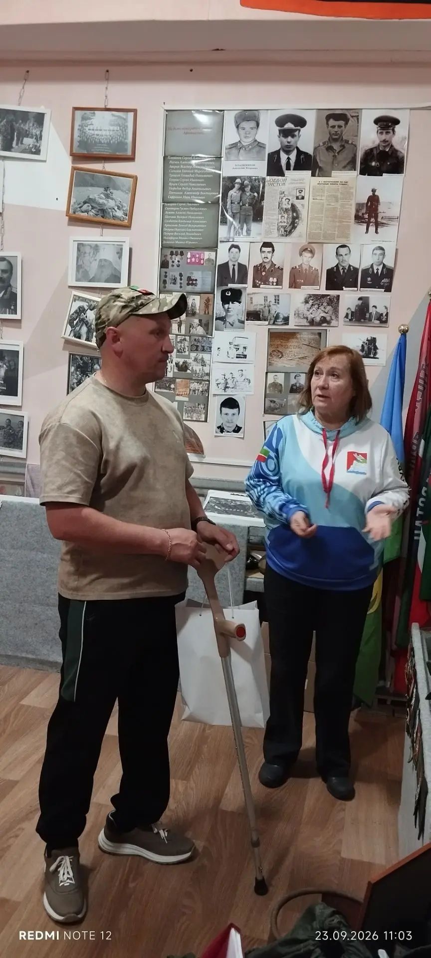 Музей «Диалог культур» посетил участник специальной военной операции