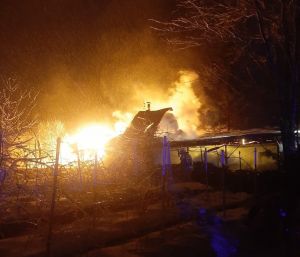 В Верхнеуслонском районе произошел серьезный пожар