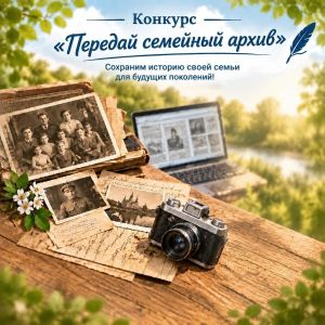 Жителей Верхнеуслонского района приглашают на конкурс «Передай семейный архив»