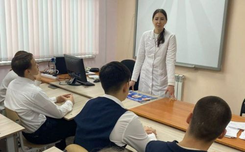 Гимназия укучылары сәламәт тормыш алып бару рәвешен сайлыйлар