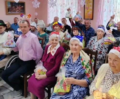 Новогодний праздник прошёл в Верхнеуслонском доме-интернате