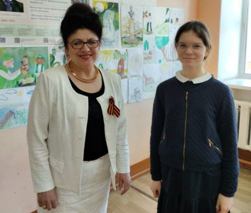 Акция «Георгиевская ленточка» прошла в Печищинской школе