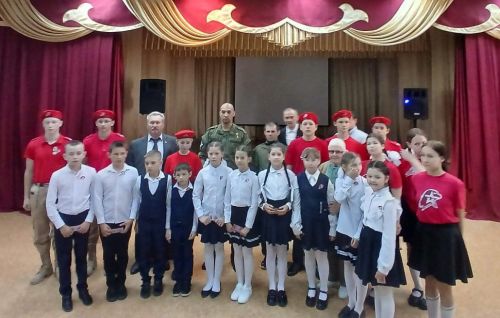 Урок мужества от Героя России Баксикова прошел в Верхнеуслонском районе