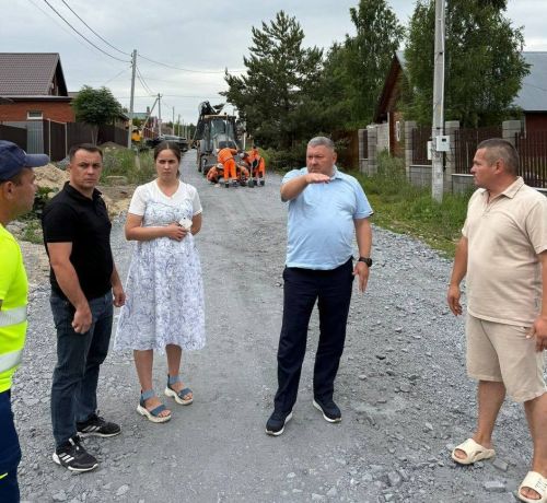 В Верхнеуслонском районе продолжаются ремонт и строительство дорог