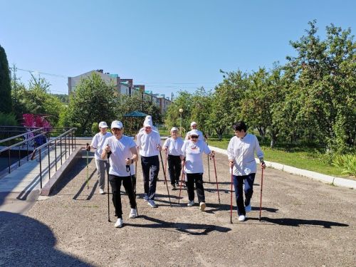 Скандинавская ходьба для подопечных Верхнеуслонского дома-интерната