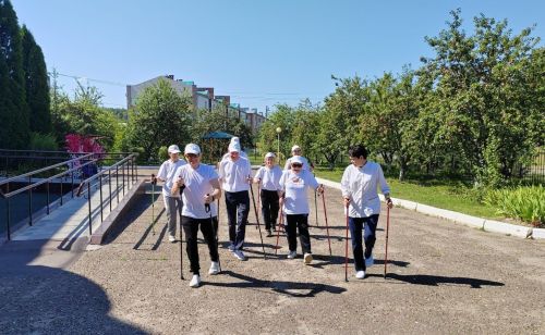 Скандинавская ходьба для подопечных Верхнеуслонского дома-интерната
