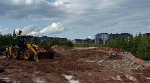 В Иннополисе продолжается реконструкция второй очереди Квантового бульвара