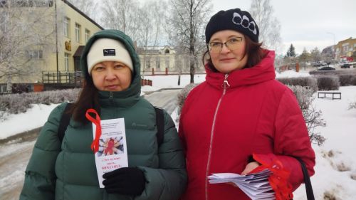 В Верхнем Услоне прошла акция «Красная ленточка»