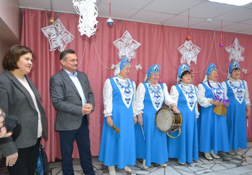 Марат Зиатдинов поздравил жителей Верхнеуслонского Дома-интерната с Новым годом
