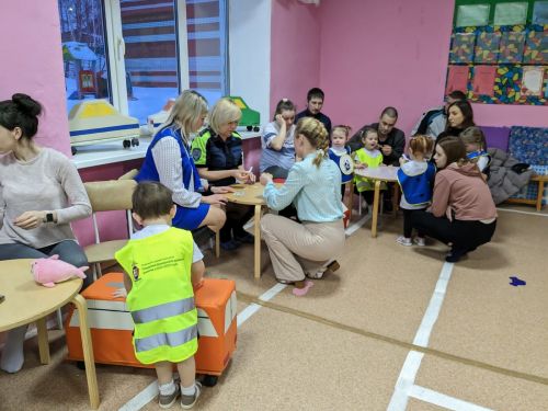 В Печищинском детсаду малышам рассказали о правилах дорожного движения