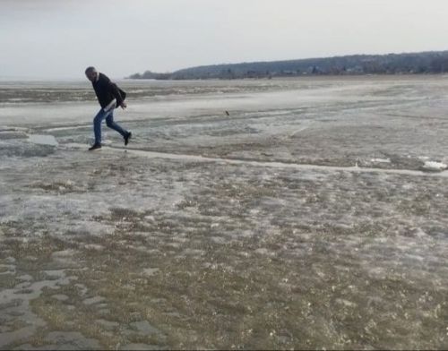В Верхнем Услоне спасли человека, рискнувшего перейти Волгу