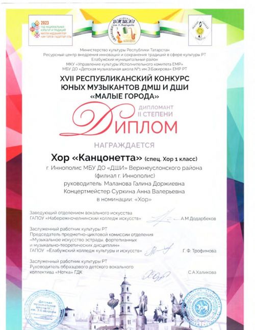 Дебют первоклассников Детской школы искусств