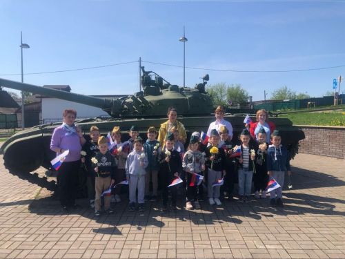Дошколята из «Солнышка» побывали с экскурсией в Парке Героев