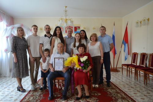 Во всем виновата любовь: супруги Долгановы из Верхнего Услона отметили золотую свадьбу