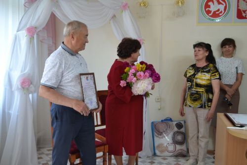 Во всем виновата любовь: супруги Долгановы из Верхнего Услона отметили золотую свадьбу