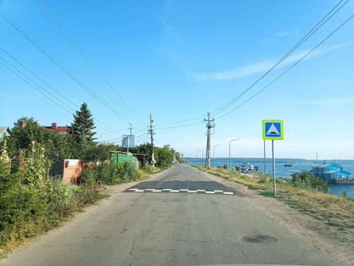 В Верхнем Услоне установили новые искусственные дорожные неровности