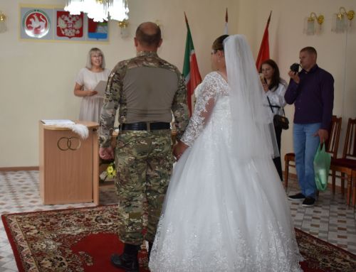 В Верхнеуслонском районе участник СВО, придя в отпуск, решился на создание семьи