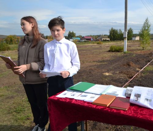 В Маматкозине заложили сквер им.Героя Советского Союза Набиуллы Зиннурова