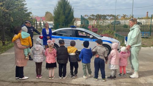 Госавтоинспекция пришла в гости к воспитанникам детских садов