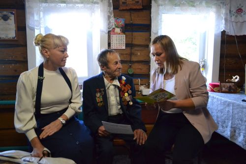 95-летний юбилей отметил Василий Якимов из Набережных Моркваш