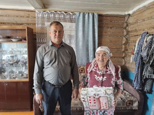 Фатиму Галееву из Маматкозина поздравили с юбилеем
