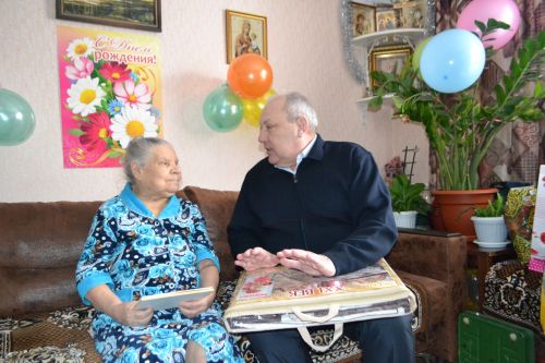 100 лет исполнилось Анне Алексеевой из Верхнего Услона