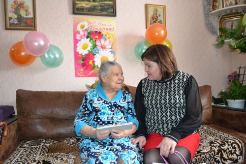 100 лет исполнилось Анне Алексеевой из Верхнего Услона