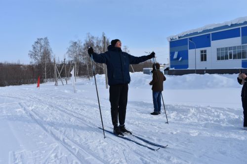 В Верхнем Услоне вышли на «Лыжню России»
