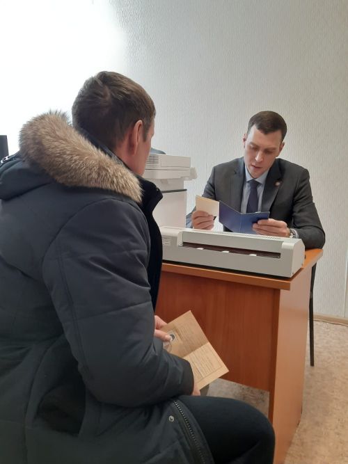 В Верхнем Услоне прошел прием граждан руководителем Гостехнадзора РТ