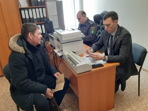 В Верхнем Услоне прошел прием граждан руководителем Гостехнадзора РТ