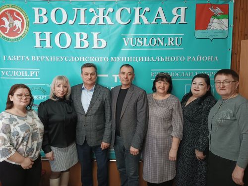 Марат Зиатдинов встретился с коллективом «Волжской нови»