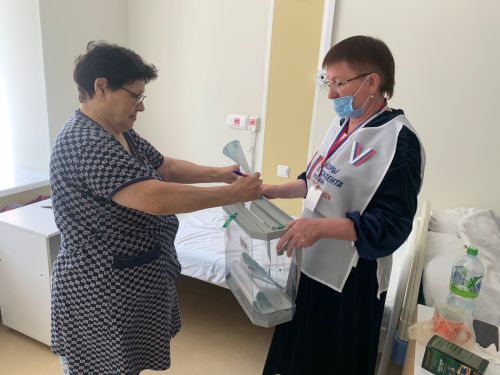 В Верхнеуслонской районной больнице пациенты смогли проголосовать на выборах Президента России