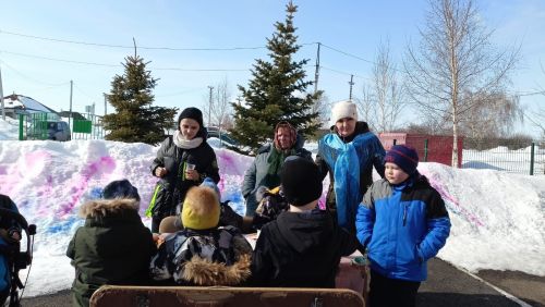 В Кильдееве дружно и весело поводили Масленицу