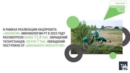 Больше половины всех обращений в Минэкологии РТ приходит с сервиса «Школьный экопатруль»