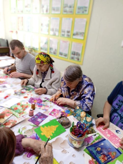 Югары Ослан картлар һәм инвалидлар интернат-йортында “Гаилә шкатулкасы” мастер-классы узды
