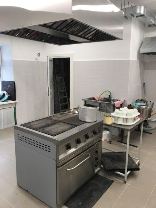 Ремонт школьной столовой в Печищах планируют завершить в конце учебного года