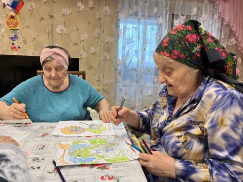В Верхнеуслонском доме-интернате прошел мастер-класс по изотерапии