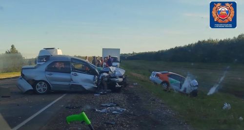 Три человека пострадали в массовом ДТП в Верхнеуслонском районе