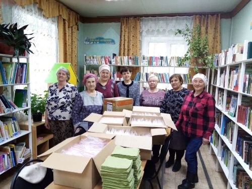 Почти 2000 штук сухого армейского душа сделали макуловцы этой весной, чтобы отправить бойцам на передовую