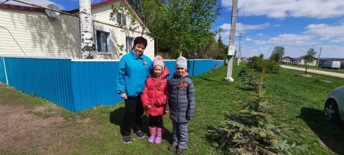 В Кильдееве прошла акция «Георгиевская ленточка»