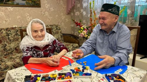 Югары Ослан интернат-йортында өлкәннәр һәм инвалидлар белән индивидуаль эш алып баралар