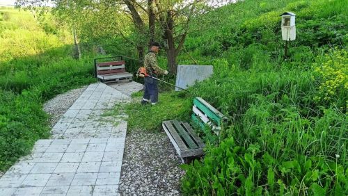 В Кильдееве привели в порядок территорию родника